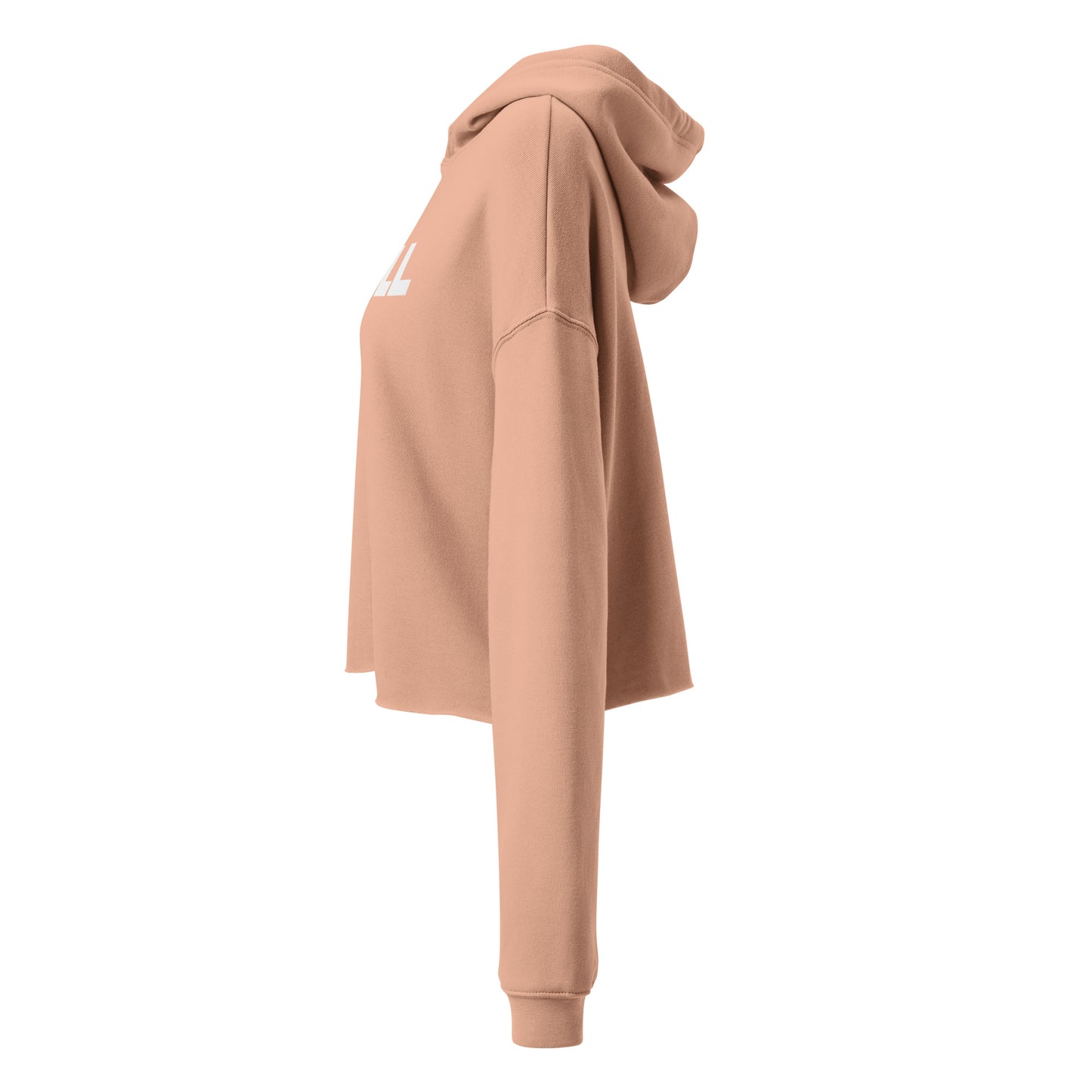 SPILL Crop All-Gender Hoodie with Embroidered Wrist