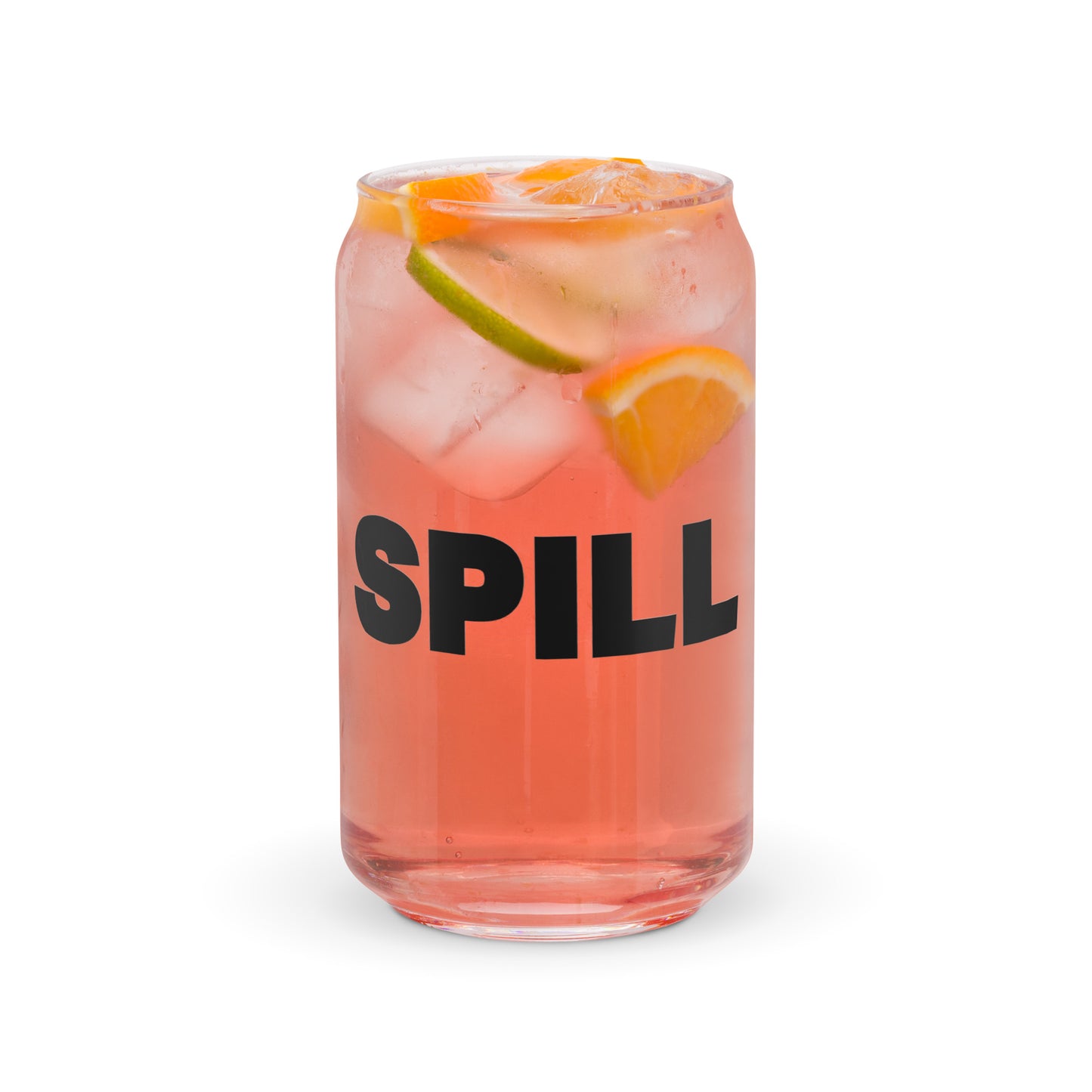 SPILL Can-Shaped Glass