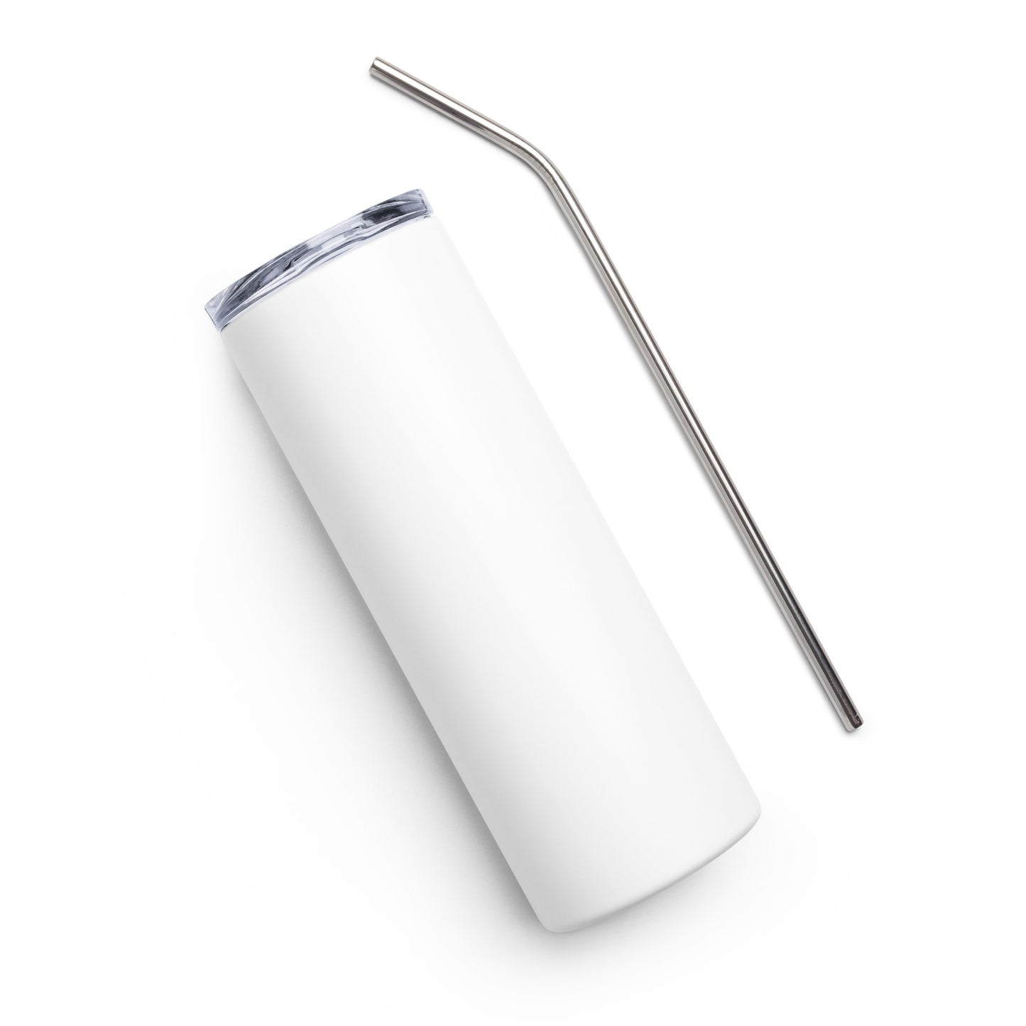 Stainless Steel Tumblr with Lid & Straw