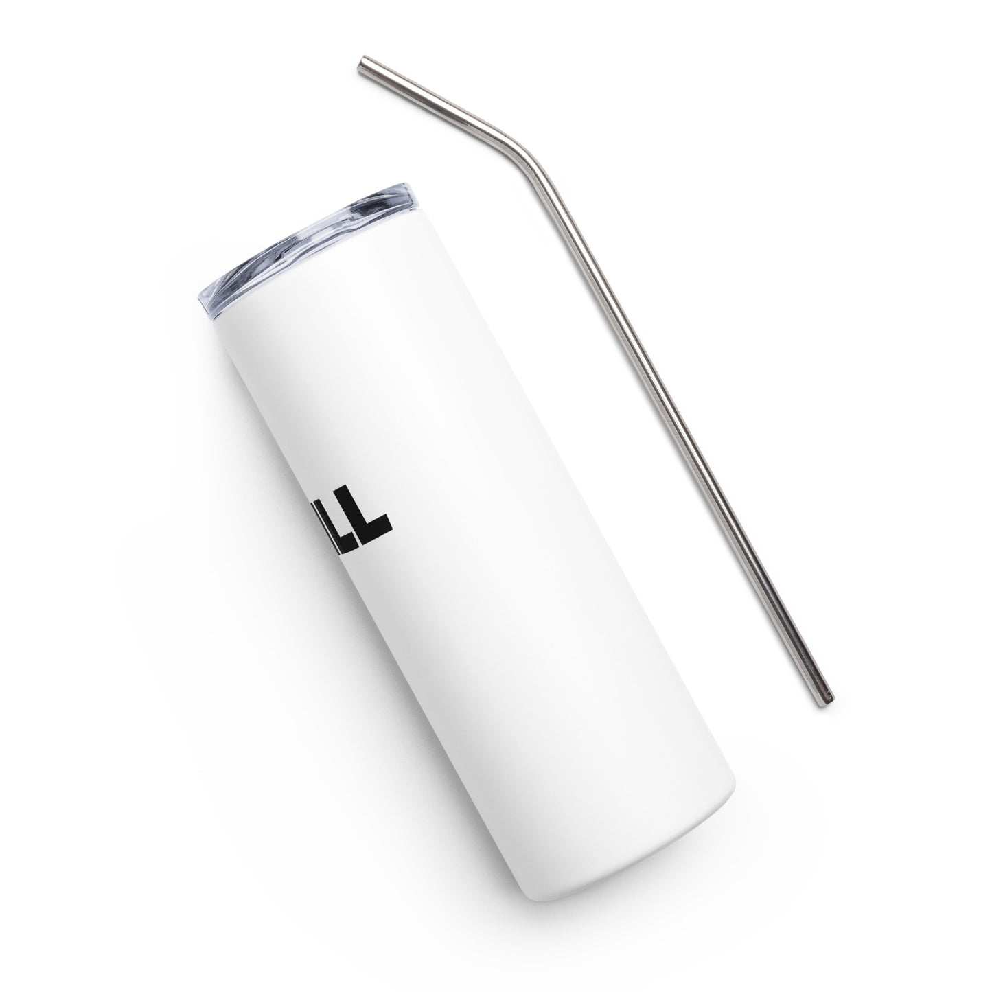 Stainless Steel Tumblr with Lid & Straw