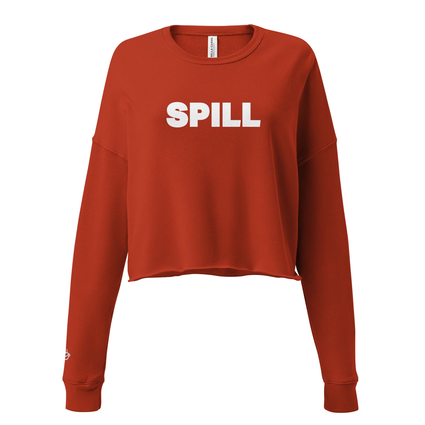 SPILL All-Gender Crop Sweatshirt